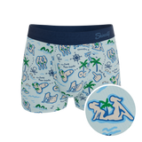The Pirate's Booty | Naughty Map Ball Hammock® Pouch Trunks Underwear