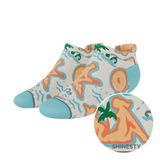 The Pirate's Booty | Naughty Map Heel Hammock™ Ankle Socks