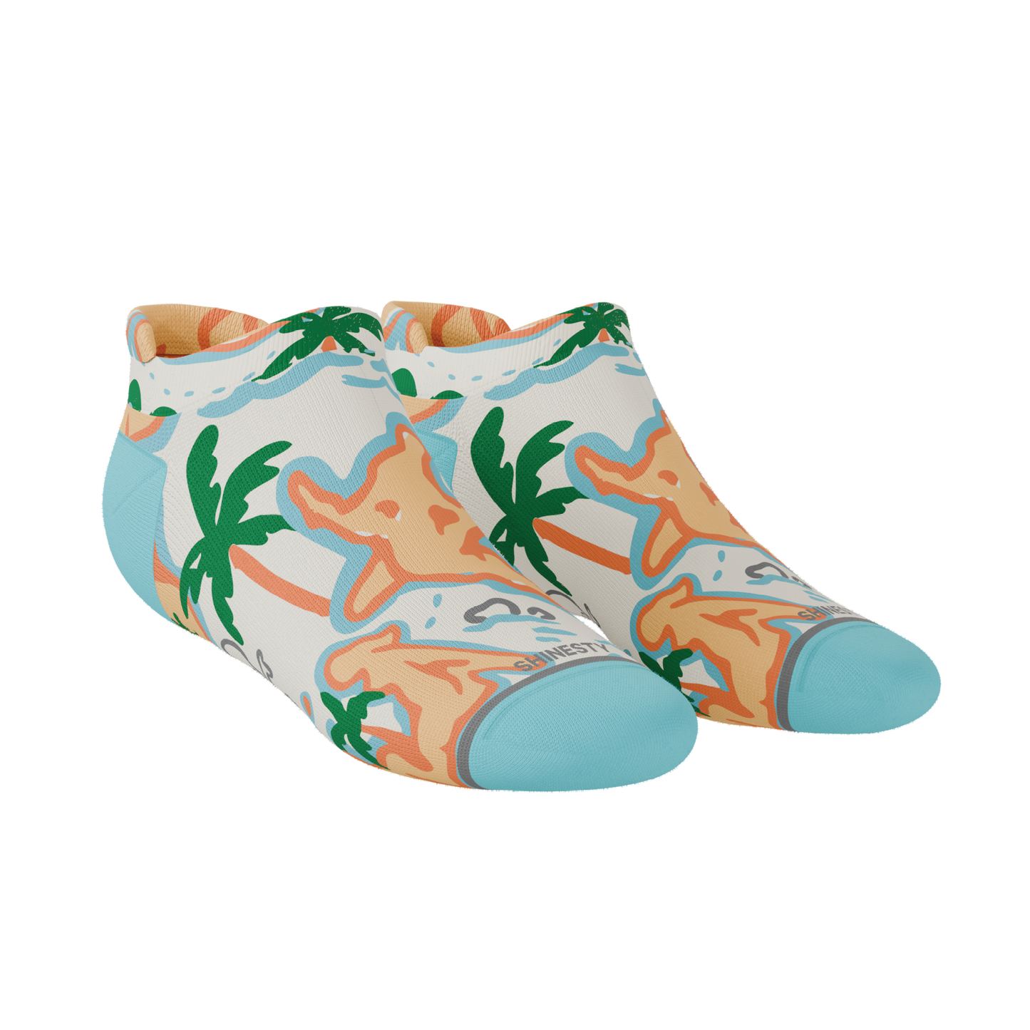 The Pirate's Booty | Naughty Map Heel Hammock™ Ankle Socks