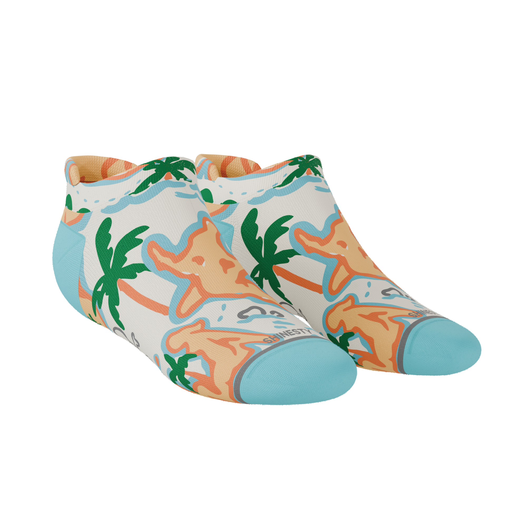 The Pirate's Booty | Naughty Map Heel Hammock™ Ankle Socks