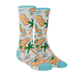 The Pirate's Booty | Naughty Map Heel Hammock™ Crew Socks