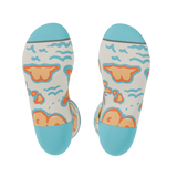 The Pirate's Booty | Naughty Map Heel Hammock™ Crew Socks