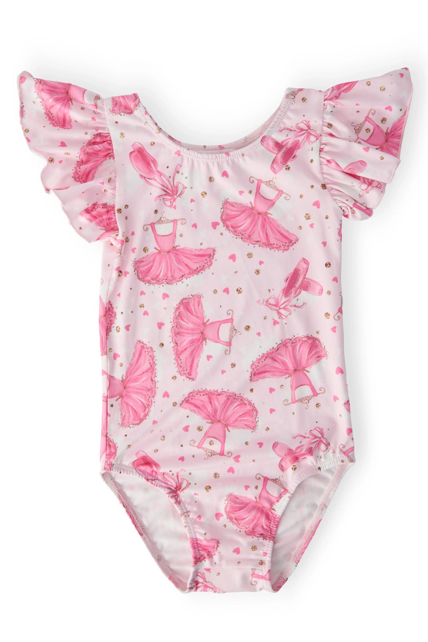 Pirouette S/S Flutter Sleeve Leotard - Mila & Rose ® - Flyclothing LLC