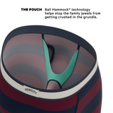 The Pitch | Rugby Stripe Ball Hammock® Boxer - Long Leg