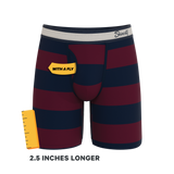 The Pitch | Rugby Stripe Ball Hammock® Boxer - Long Leg