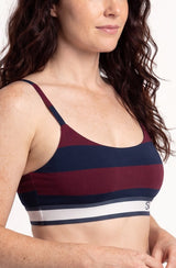 The Pitch | Rugby Stripe Bralette - Shinesty - Flyclothing LLC