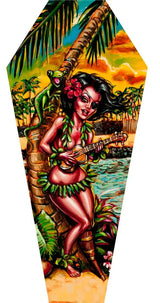 Black Market Art Company Place of Refuge & Stretched Canvas Coffin Print - Black Market Art Company - Flyclothing LLC