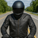 Cannonball - Mens Premium Leather Jacket - Unik Just for Bikers - Flyclothing LLC