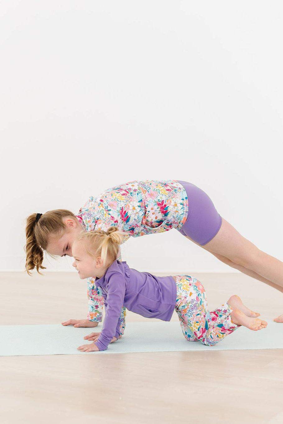 SALE Playful Purple Active Shorty Shorts - Mila & Rose ® - Flyclothing LLC
