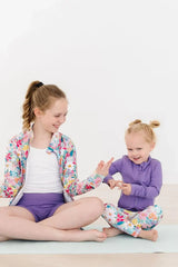 SALE Playful Purple Full-Zip Ruffle Active Jacket - Mila & Rose ® - Flyclothing LLC