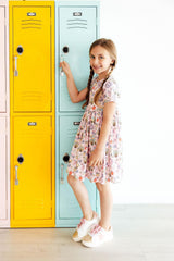 Playground Princess S/S Pocket Twirl Dress - Mila & Rose ® - Flyclothing LLC