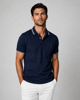 Pocket Polo Shirt - Navy - Buki - Flyclothing LLC