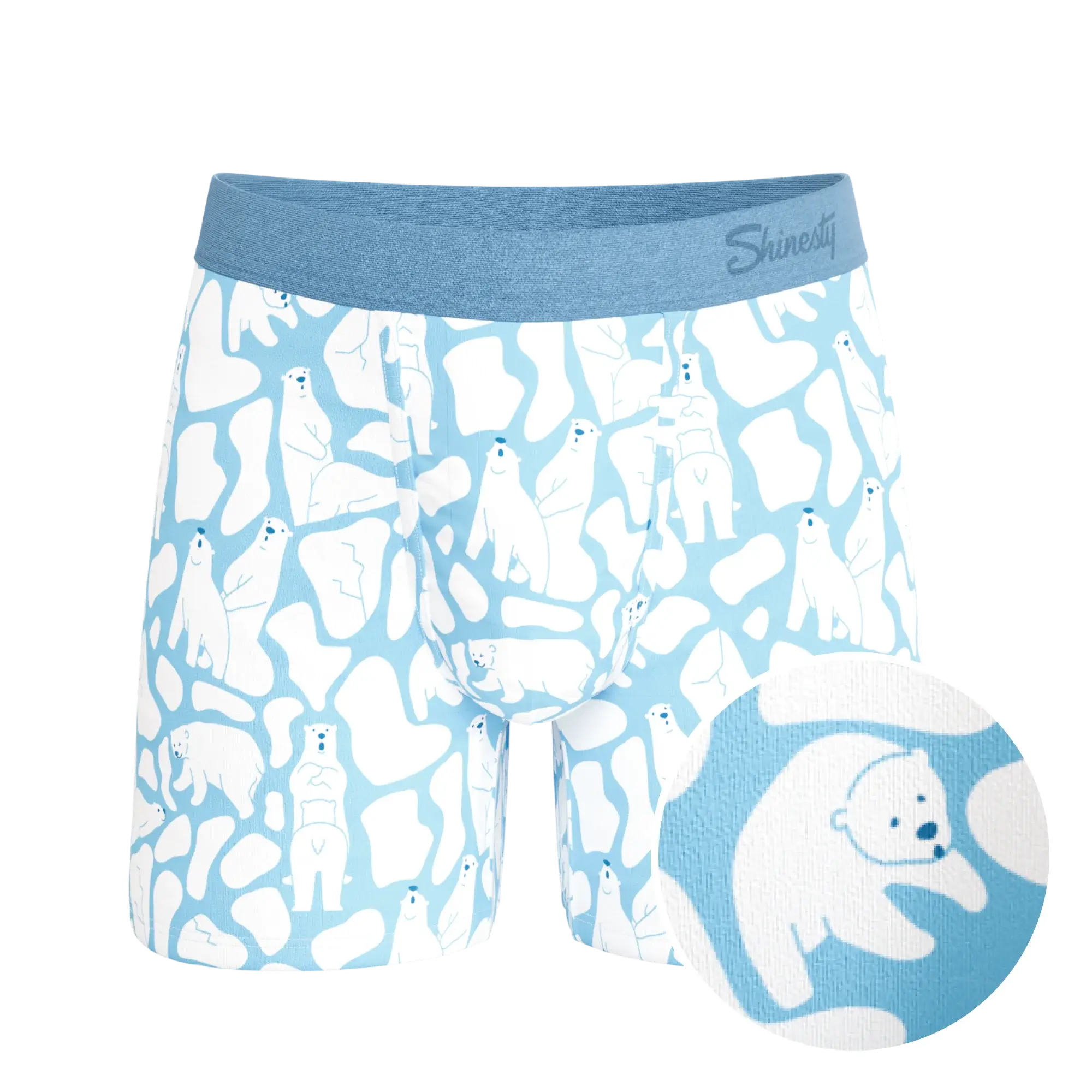 The Polar Polka | Polar Bear Scene Ball Hammock® Pouch Underwear - Shinesty - Flyclothing LLC