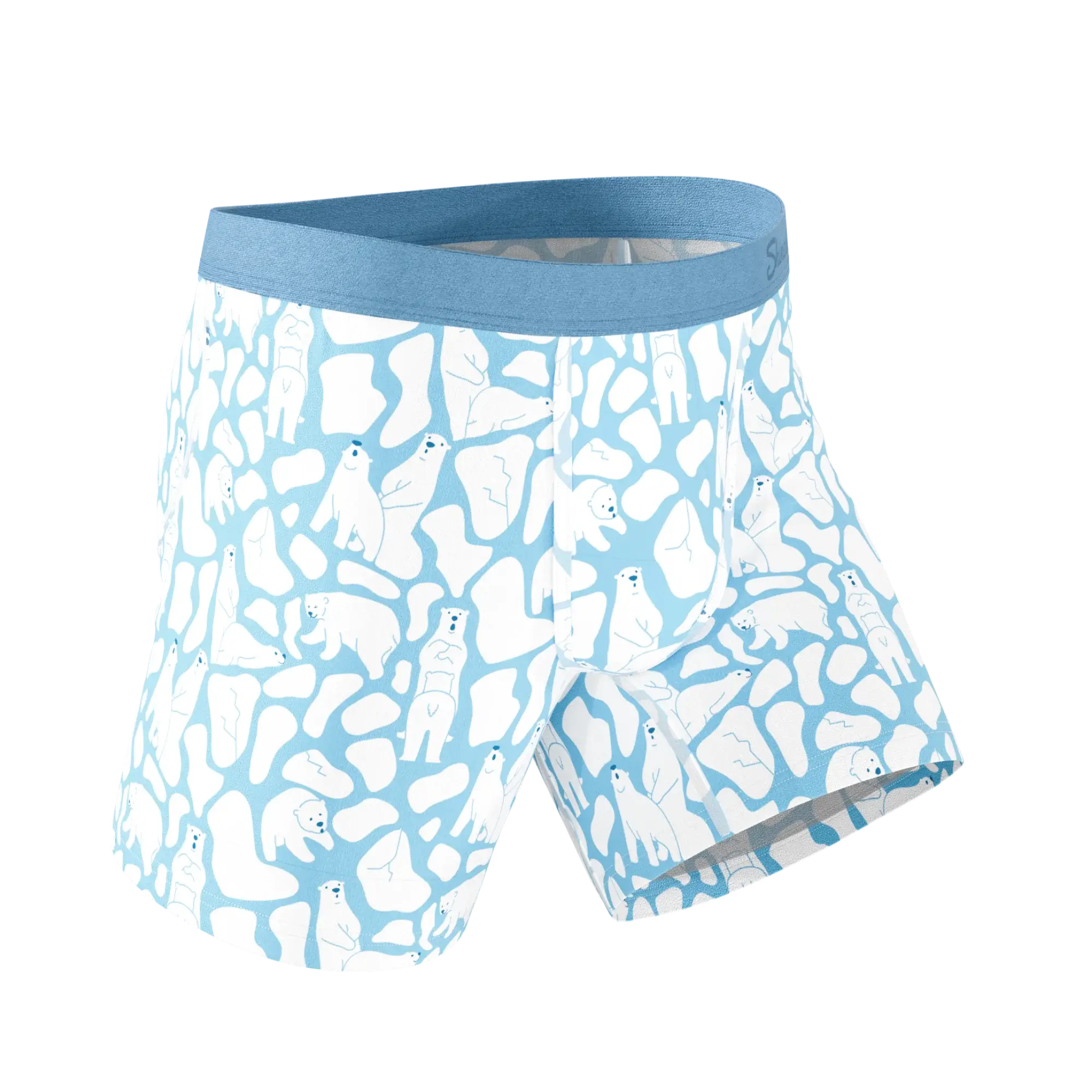 The Polar Polka | Polar Bear Scene Ball Hammock® Pouch Underwear - Shinesty - Flyclothing LLC
