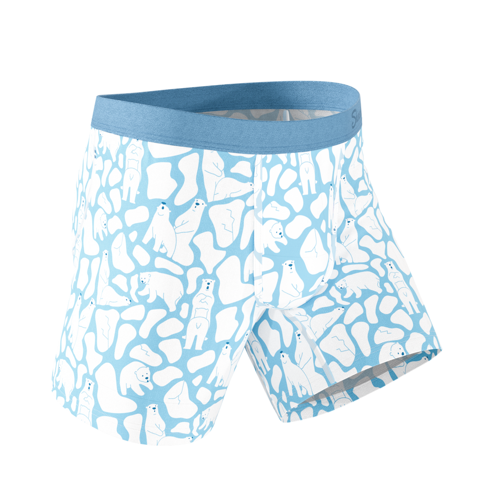 The Polar Polka | Polar Bear Scene Ball Hammock® Pouch Underwear - Shinesty - Flyclothing LLC