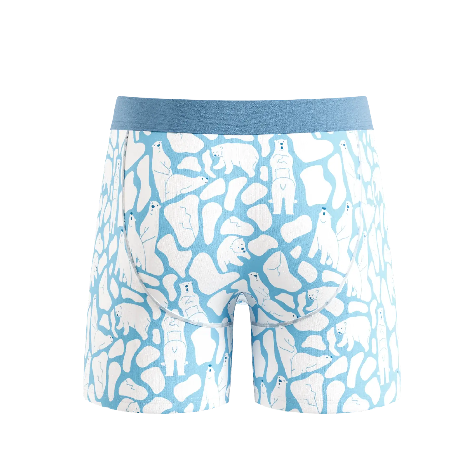 The Polar Polka | Polar Bear Scene Ball Hammock® Pouch Underwear - Shinesty - Flyclothing LLC