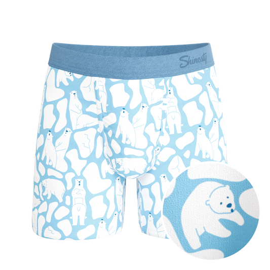 The Polar Polka | Polar Bear Scene Ball Hammock® Pouch Underwear - Shinesty - Flyclothing LLC
