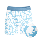 The Polar Polka | Polar Bear Scene Ball Hammock® Pouch Underwear - Shinesty - Flyclothing LLC