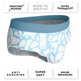 The Polar Polka | Polar Bear Scene Ball Hammock® Pouch Underwear Briefs - Shinesty - Flyclothing LLC