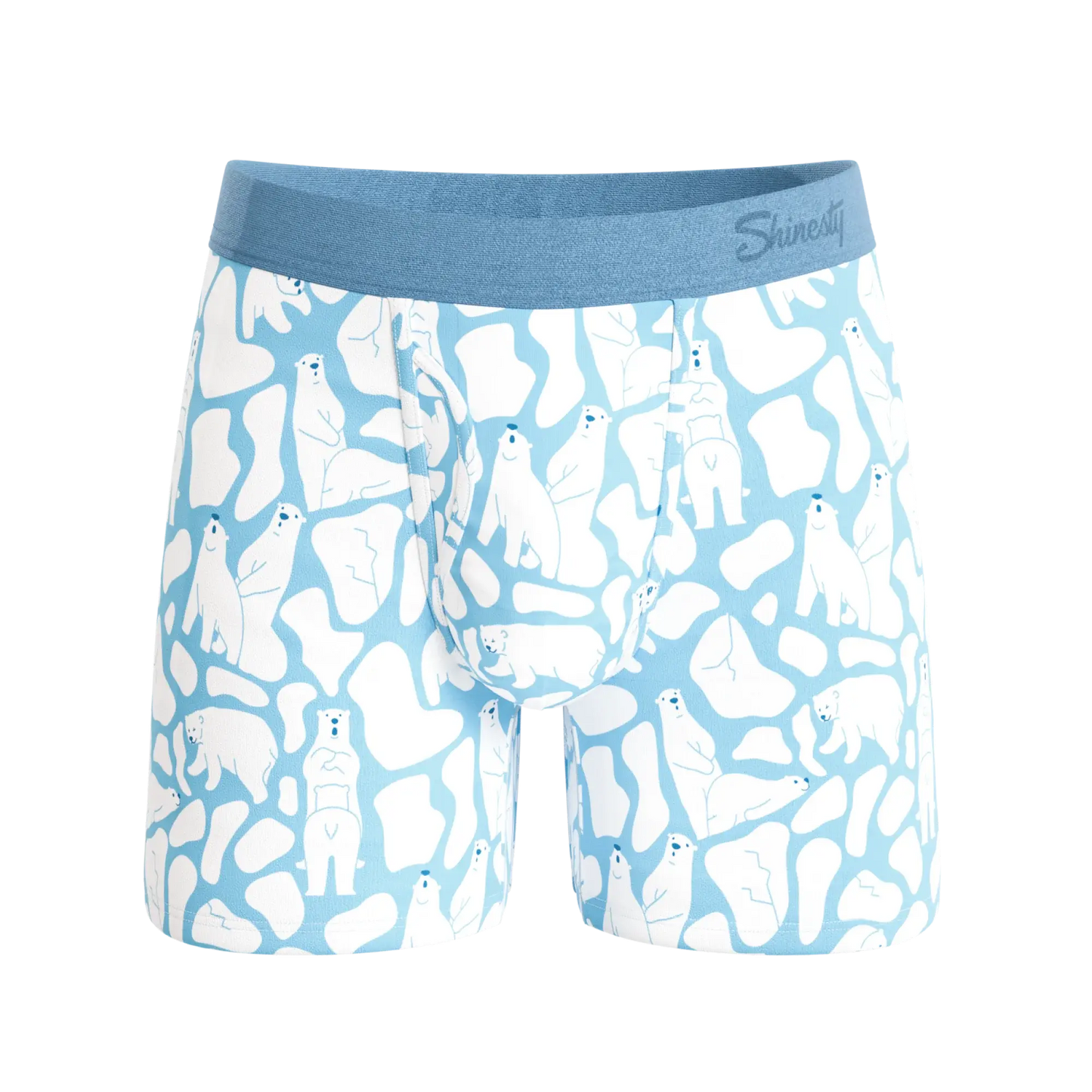 The Polar Polka | Polar Bear Scene Ball Hammock® Magnum Big Pouch Underwear - Shinesty - Flyclothing LLC