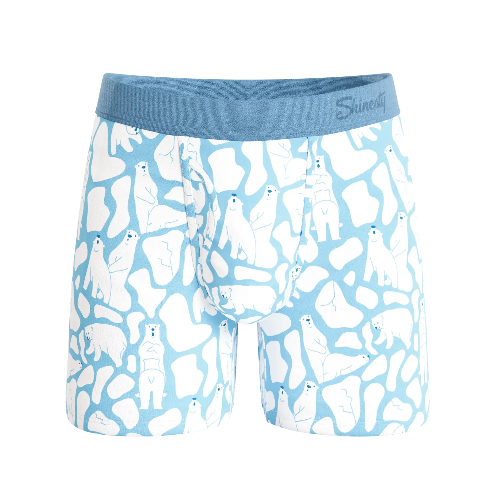 The Polar Polka | Polar Bear Scene Ball Hammock® Magnum Big Pouch Underwear - Shinesty - Flyclothing LLC