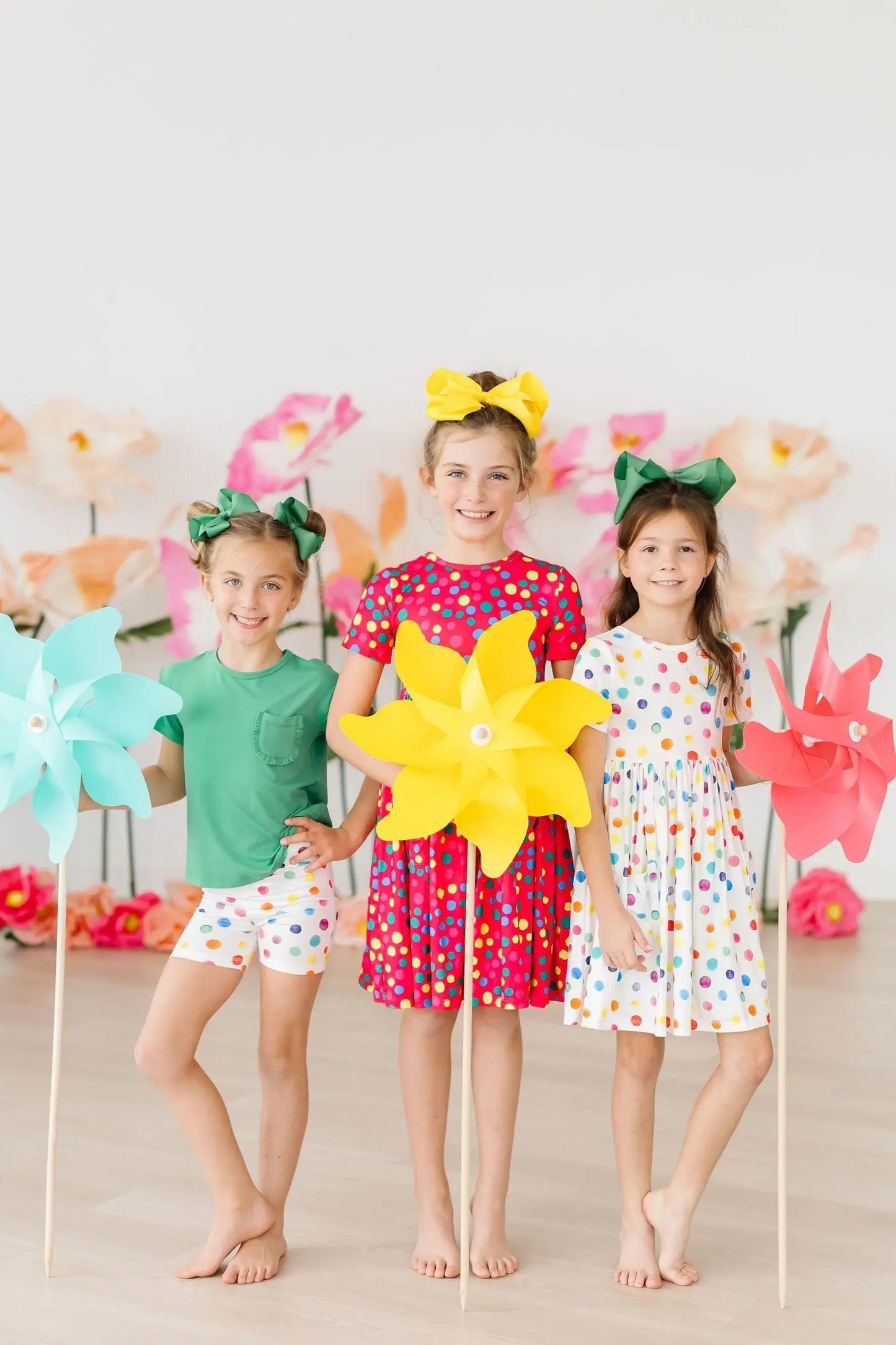 Polka Dot Party S/S Pocket Twirl Dress - Mila & Rose ® - Flyclothing LLC