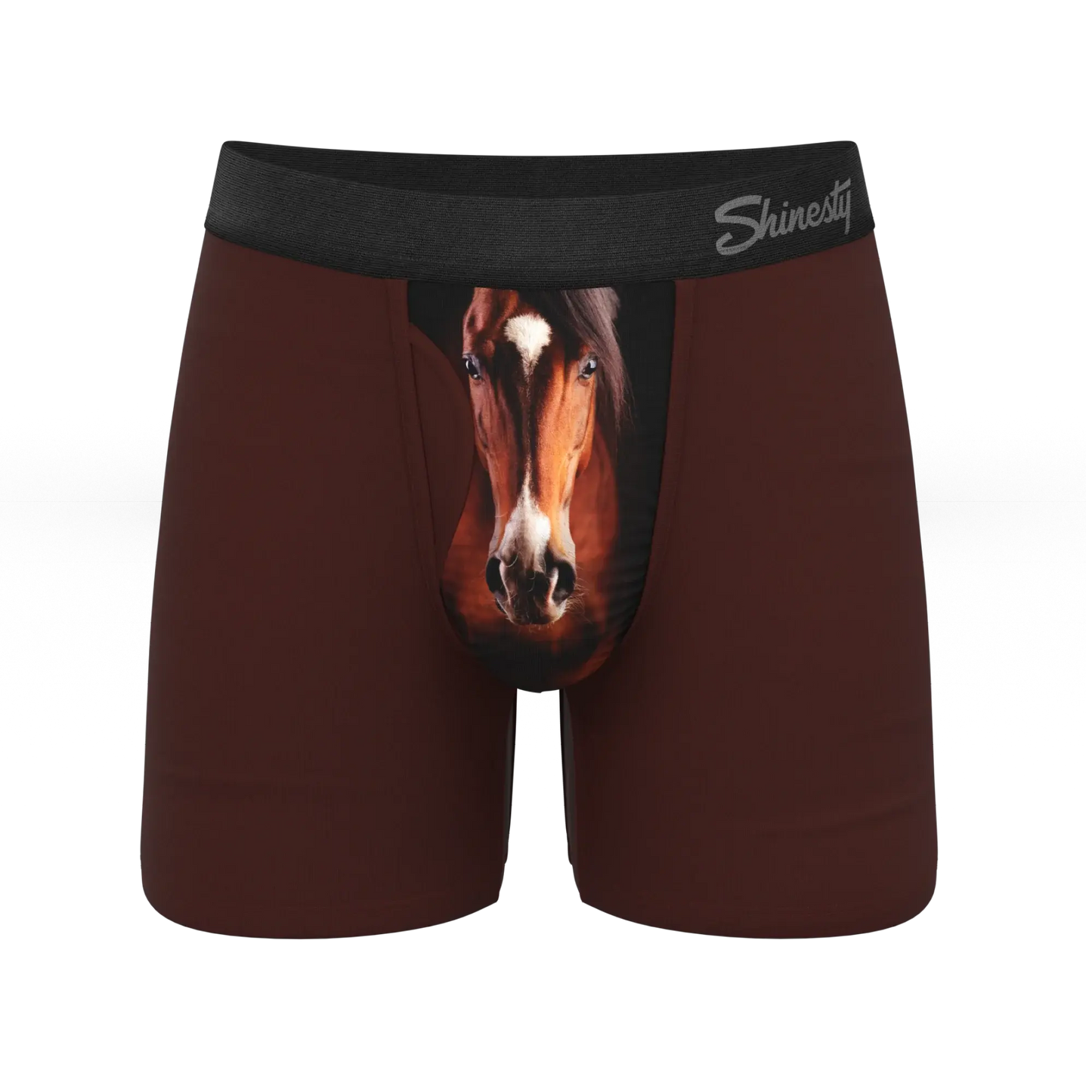 The Pony Express | Horse Ball Hammock® Pouch Underwear With Fly - Shinesty - Flyclothing LLC