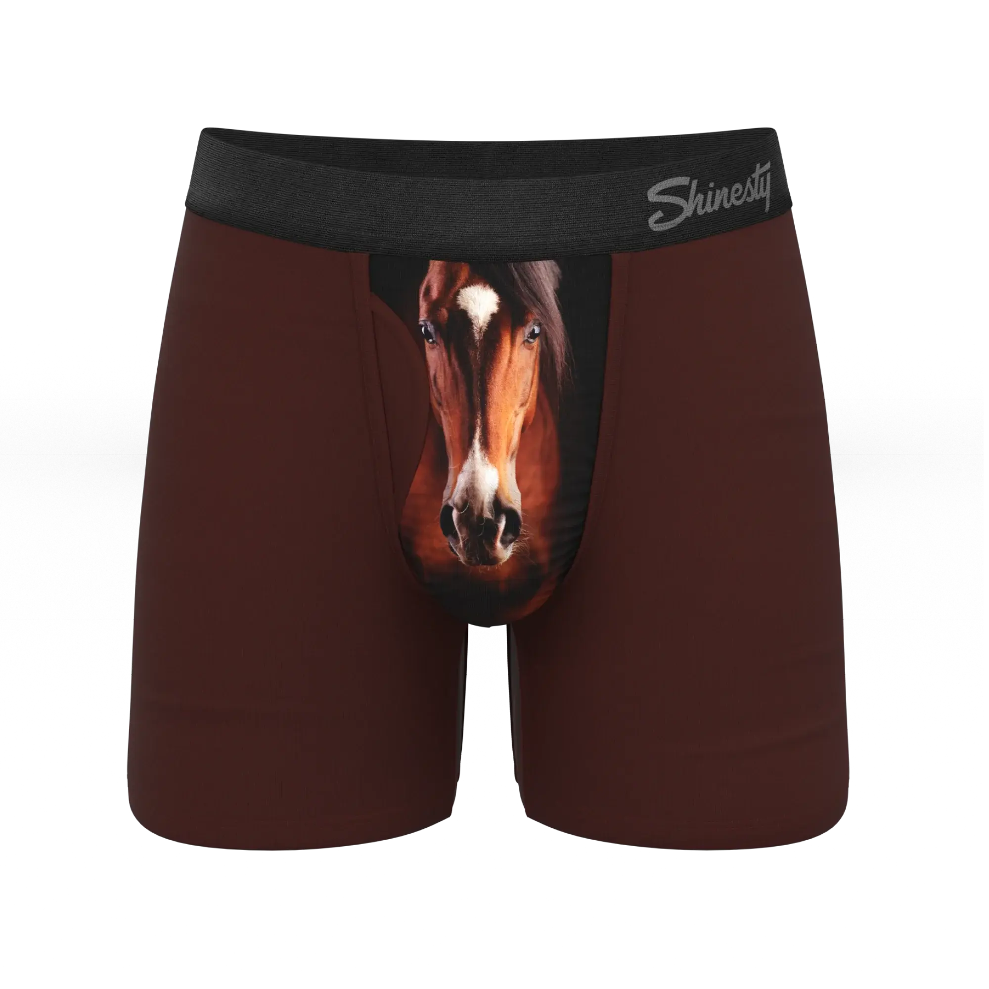 The Pony Express | Horse Ball Hammock® Pouch Underwear With Fly - Shinesty - Flyclothing LLC