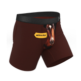 The Pony Express | Horse Ball Hammock® Pouch Underwear With Fly - Shinesty - Flyclothing LLC