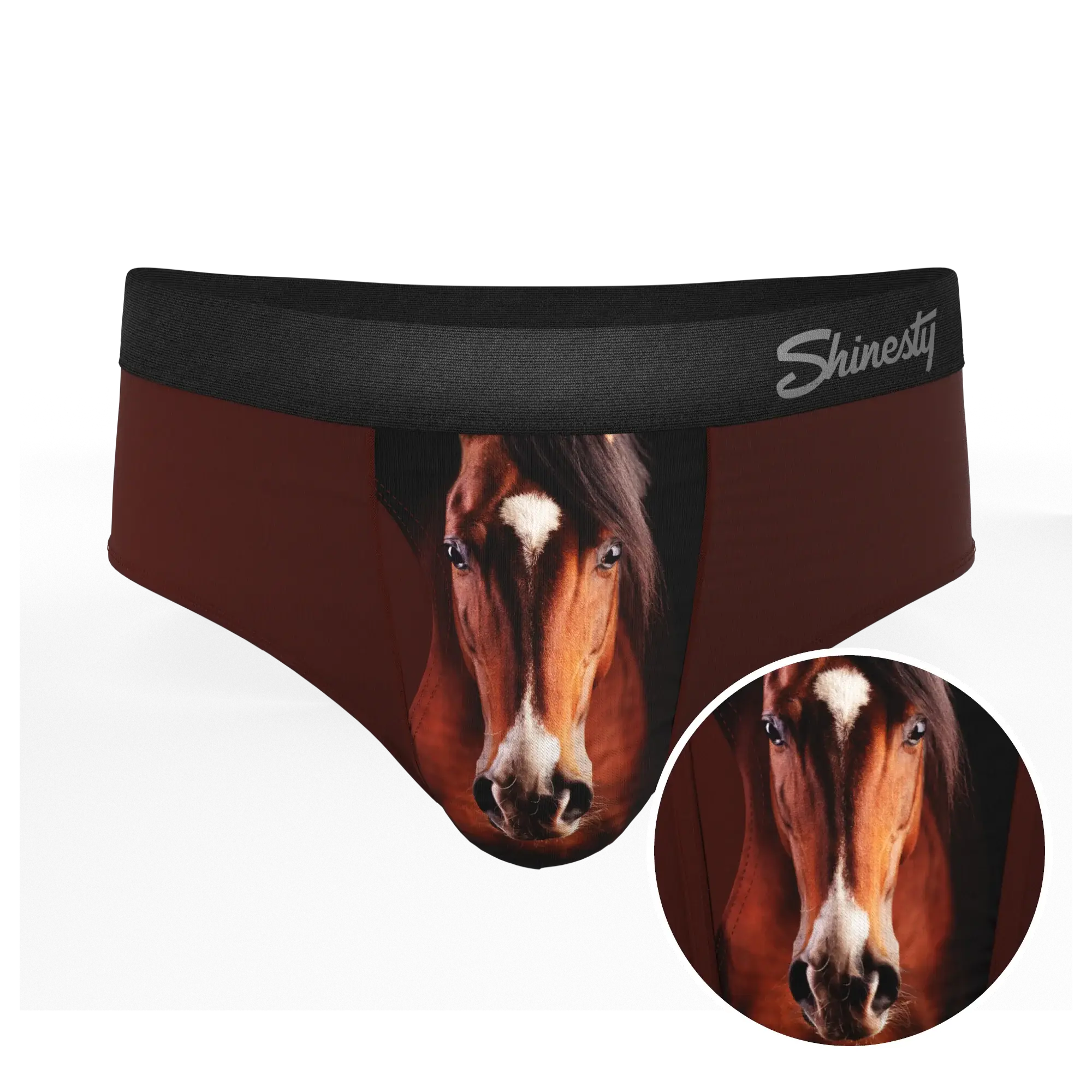The Pony Express | Horse Ball Hammock® Pouch Underwear Briefs - Shinesty - Flyclothing LLC