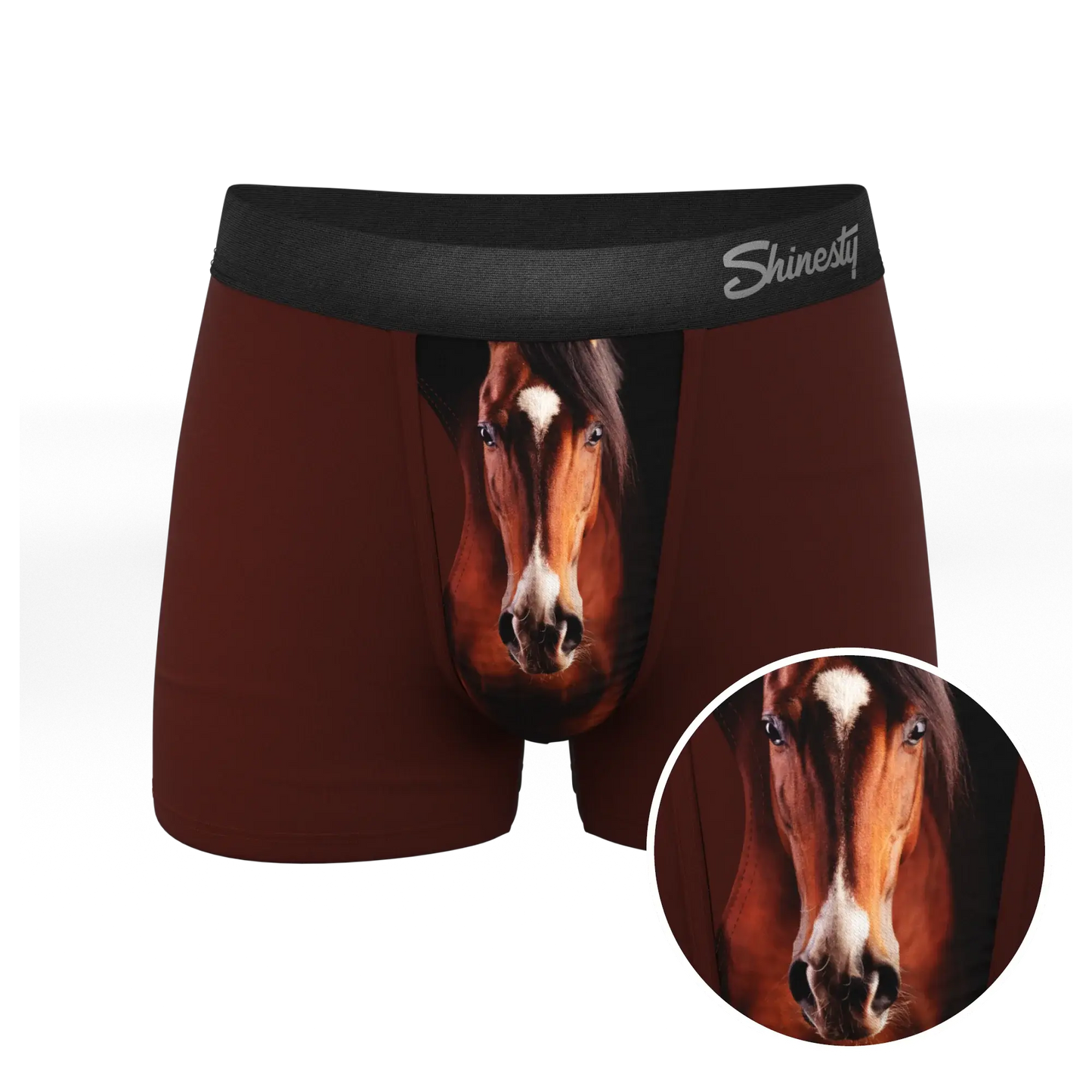 The Pony Express | Horse Ball Hammock® Pouch Trunks Underwear - Shinesty - Flyclothing LLC