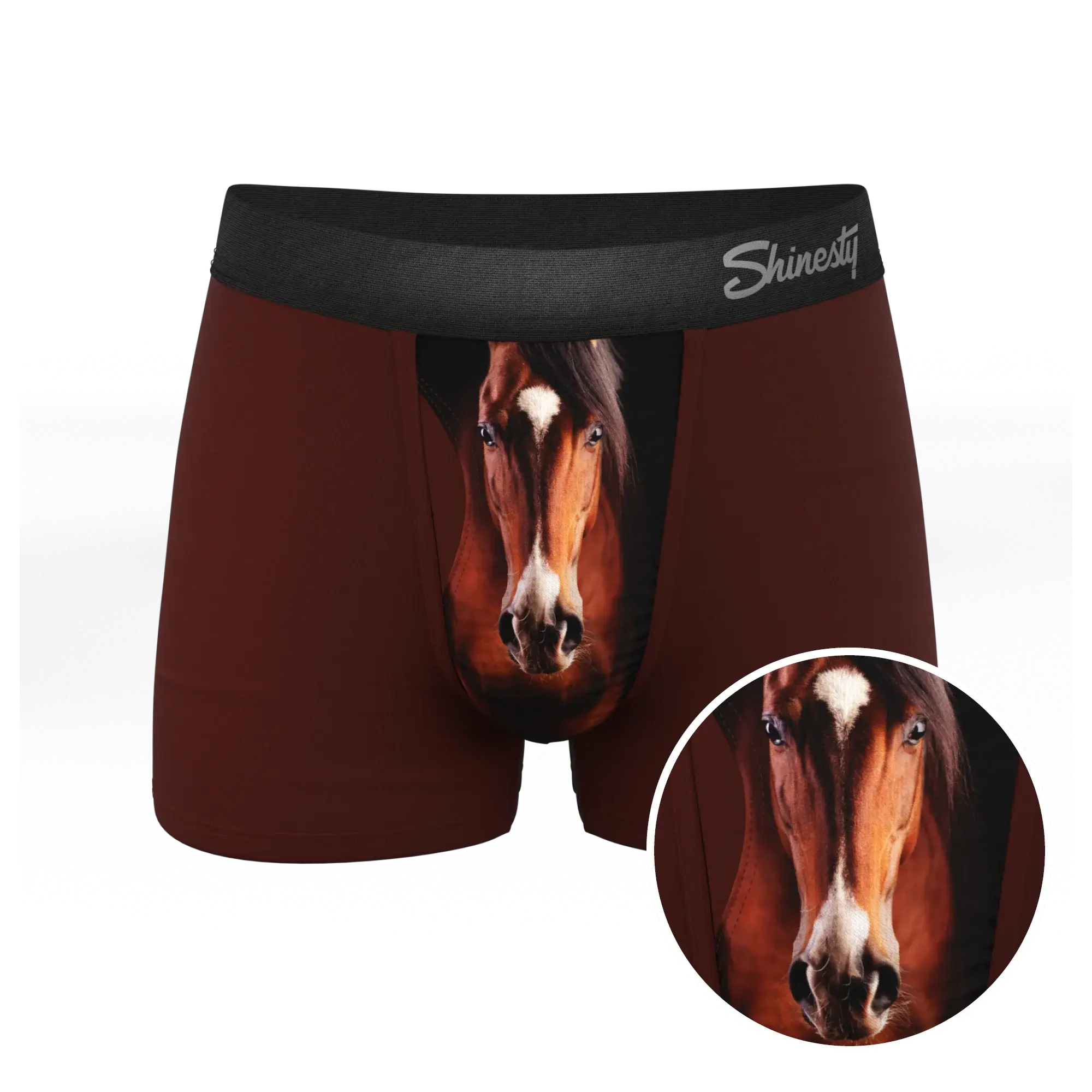 The Pony Express | Horse Ball Hammock® Pouch Trunks Underwear - Shinesty - Flyclothing LLC