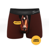 The Pony Express | Horse Ball Hammock® Pouch Trunks Underwear - Shinesty - Flyclothing LLC