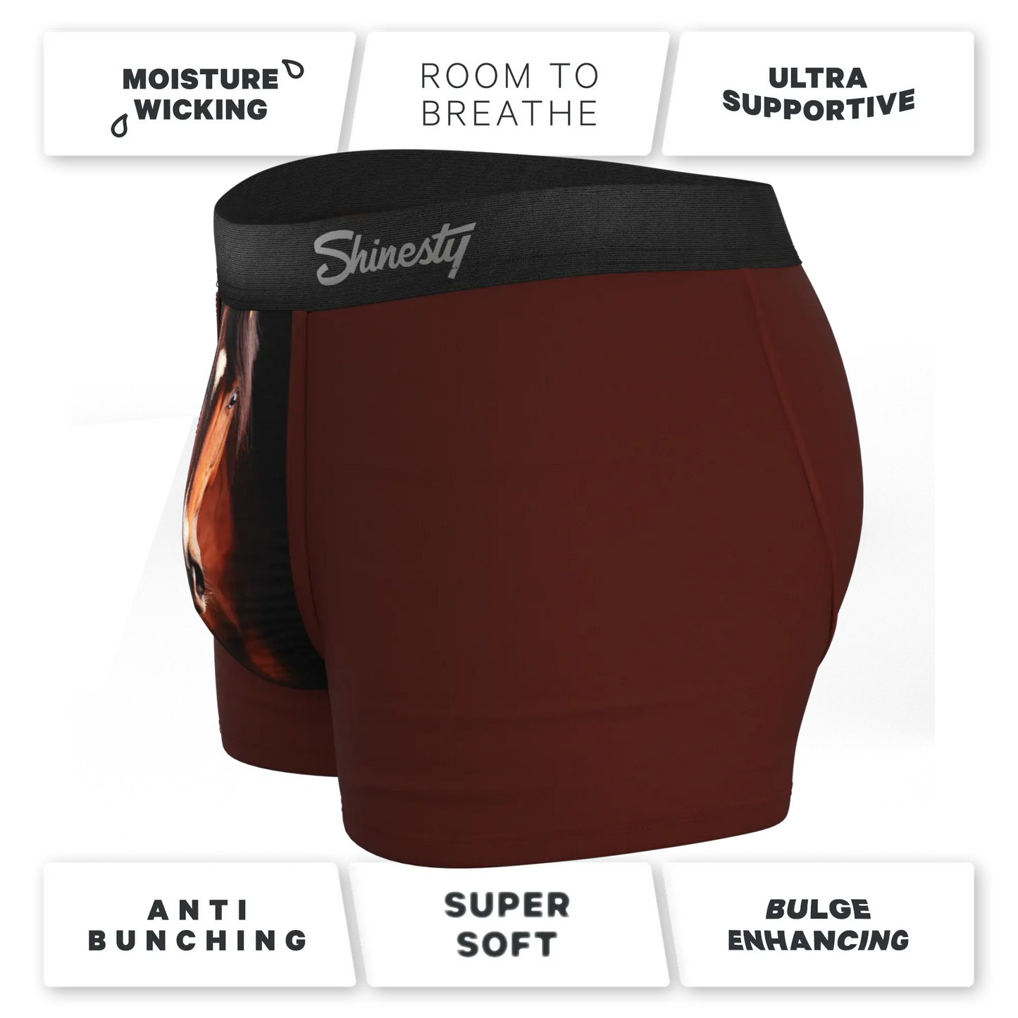 The Pony Express | Horse Ball Hammock® Pouch Trunks Underwear - Shinesty - Flyclothing LLC