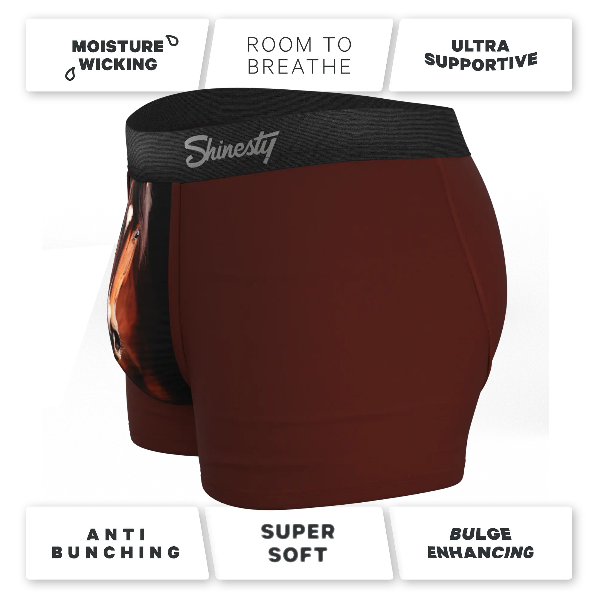 The Pony Express | Horse Ball Hammock® Pouch Trunks Underwear - Shinesty - Flyclothing LLC