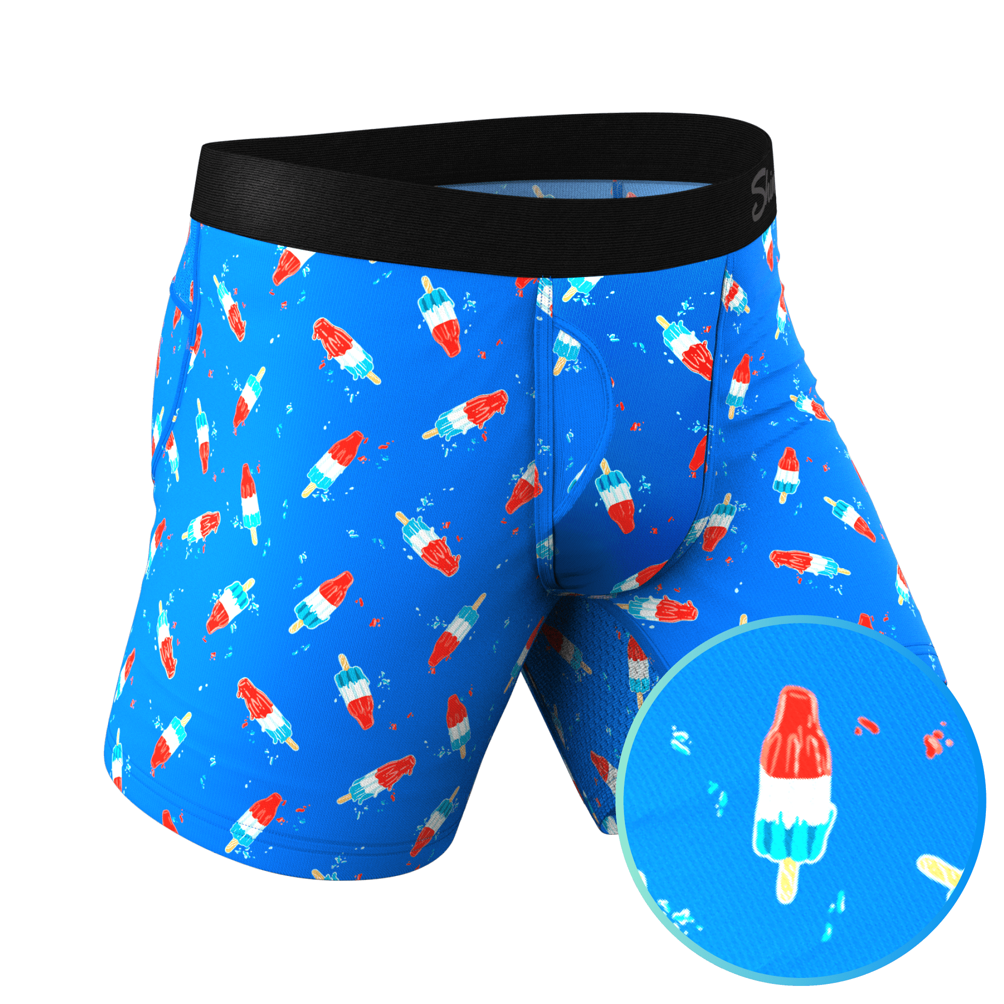The Popsicle Stick | USA Popsicle paradICE™ Cooling Ball Hammock® Underwear - Shinesty