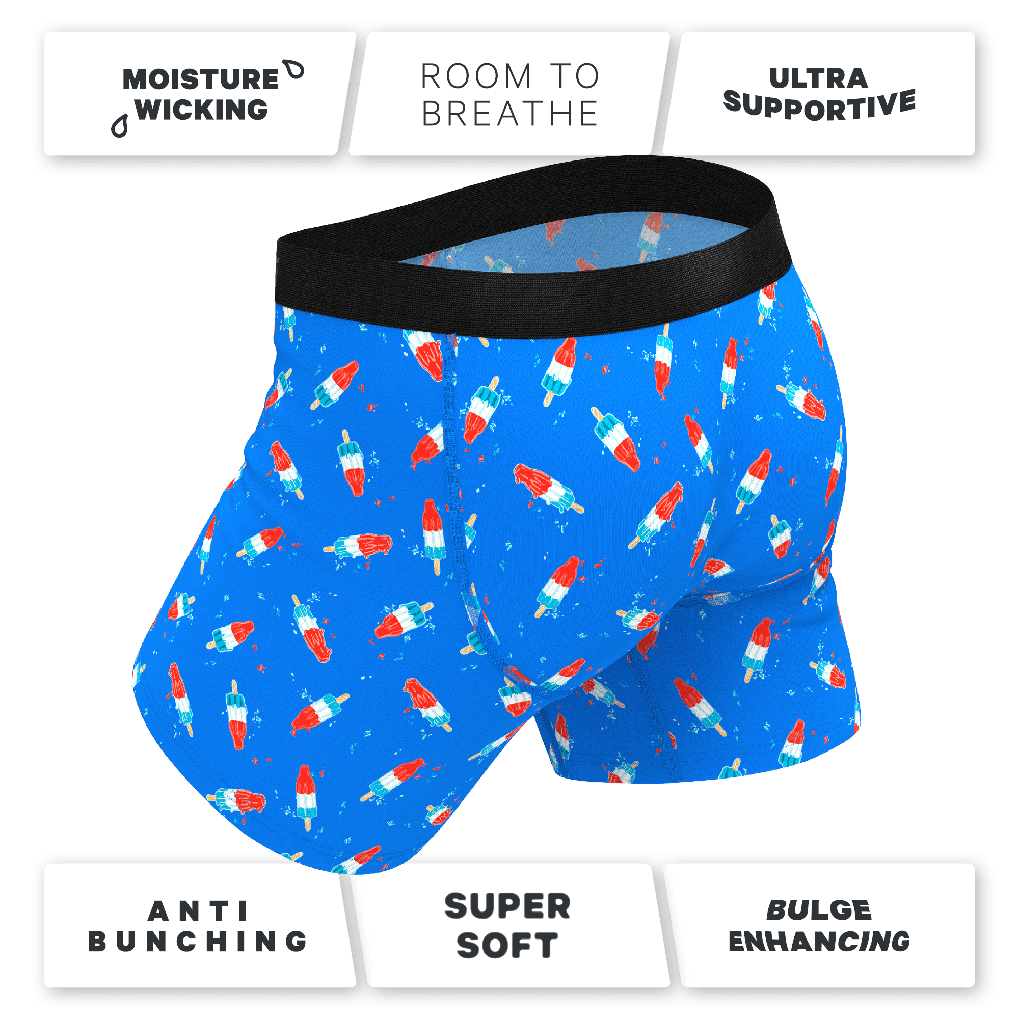 The Popsicle Stick Apex | USA Popsicle Ball Hammock® Pouch Underwear