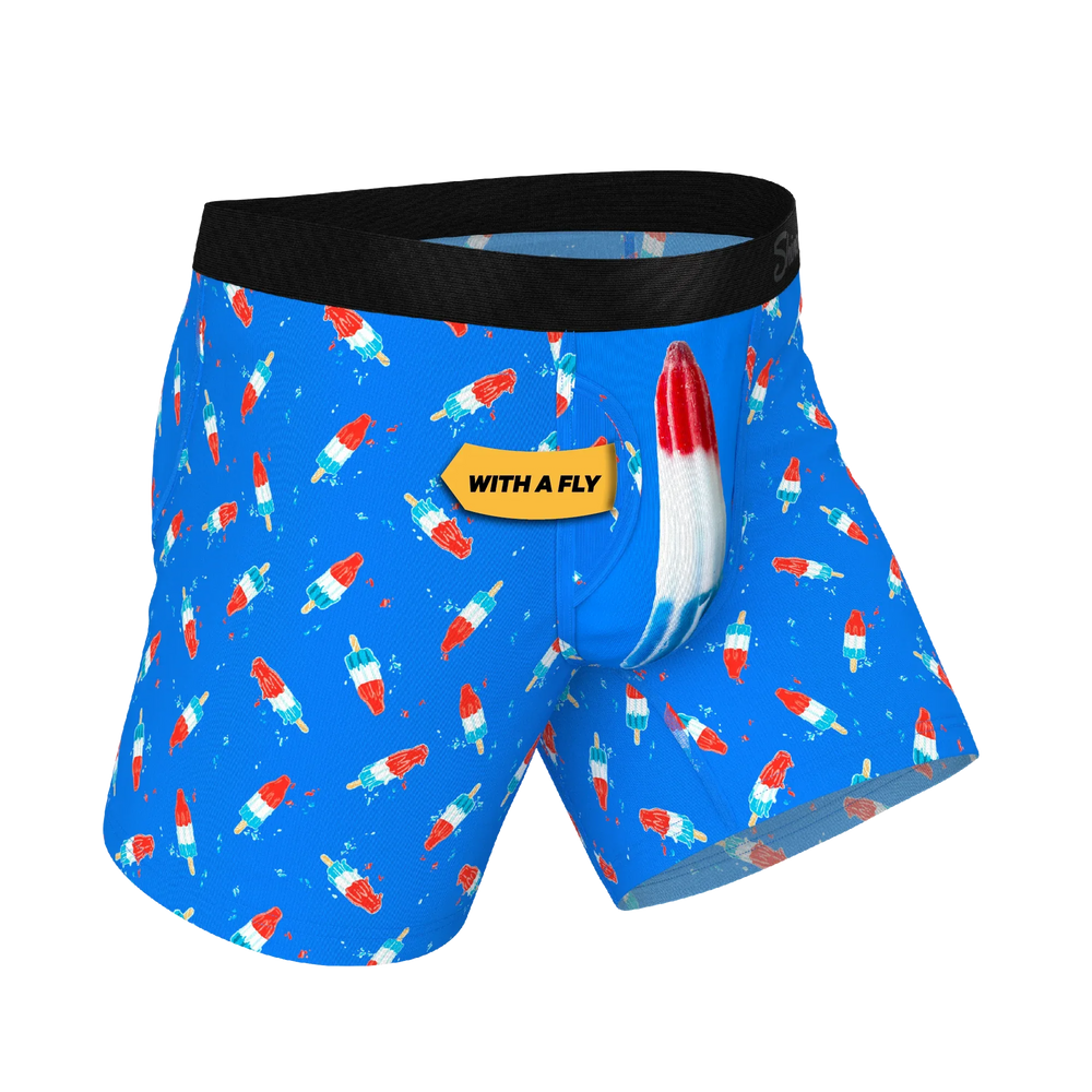The Popsicle Stick Apex | USA Popsicle Ball Hammock® Pouch Underwear With Fly - Shinesty - Flyclothing LLC