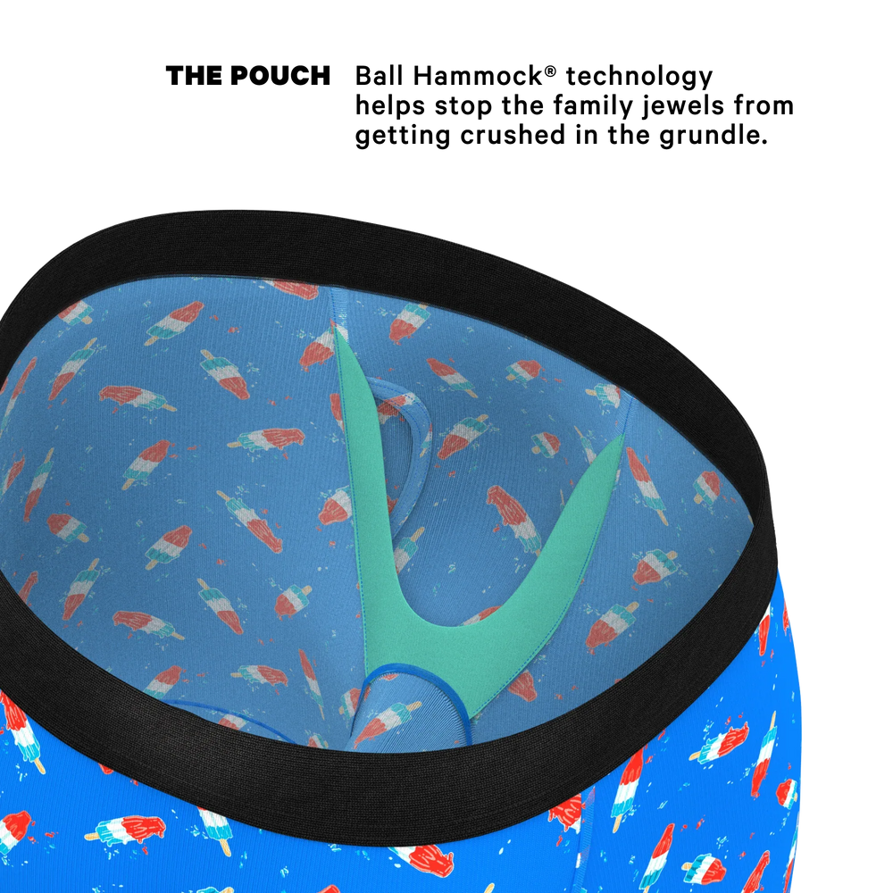 The Popsicle Stick Apex | USA Popsicle Long Leg Ball Hammock® Pouch Underwear With Fly - Shinesty - Flyclothing LLC