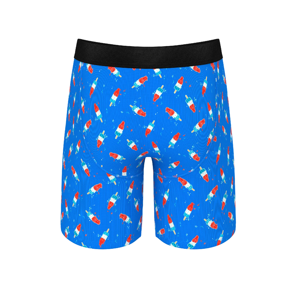 The Popsicle Stick Apex | USA Popsicle Long Leg Ball Hammock® Pouch Underwear With Fly - Shinesty - Flyclothing LLC