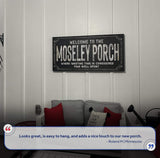 Welcome To The Porch Sign VI - Tailored Canvases - Flyclothing LLC