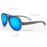 Poseidon Mirrored Blue – Tangle-Free Floating Aviators - TopFoxx - Flyclothing LLC