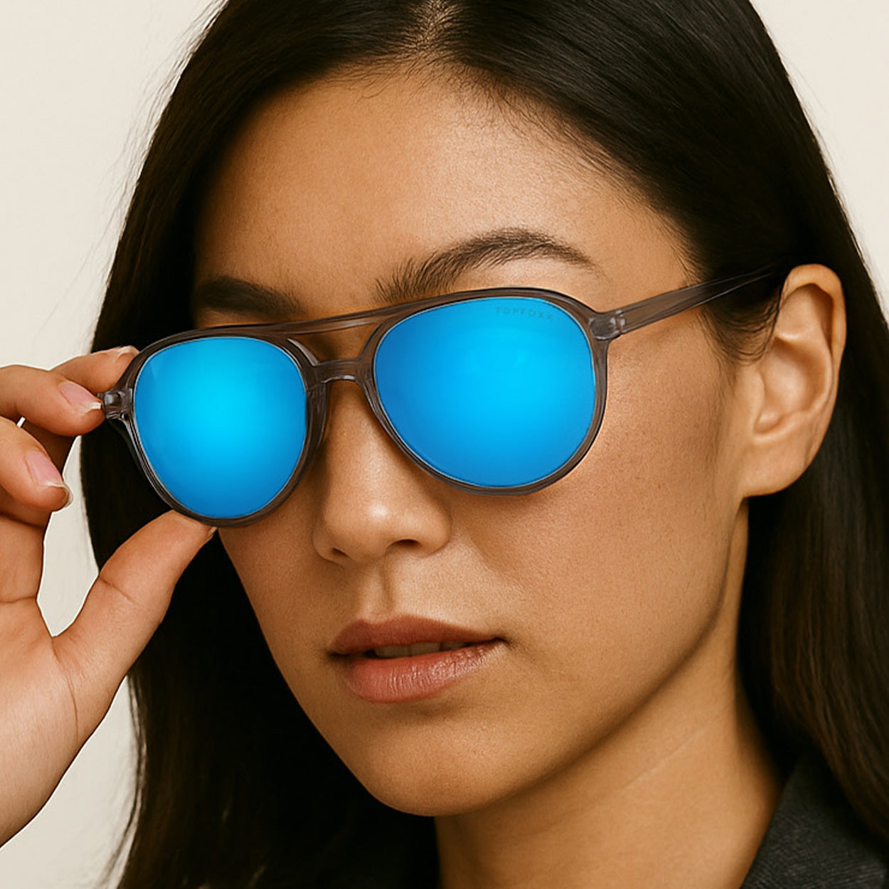 Poseidon Mirrored Blue – Tangle-Free Floating Aviators - TopFoxx - Flyclothing LLC
