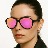 Poseidon Mirrored Pink – Tangle-Free Floating Aviators - TopFoxx - Flyclothing LLC