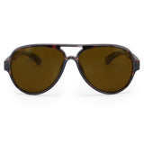 Poseidon Brown Tortoise – Tangle-Free Floating Aviators - TopFoxx - Flyclothing LLC