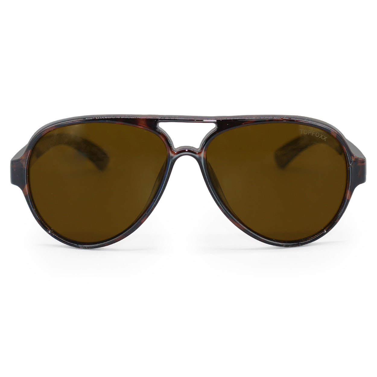 Poseidon Brown Tortoise – Tangle-Free Floating Aviators - TopFoxx - Flyclothing LLC