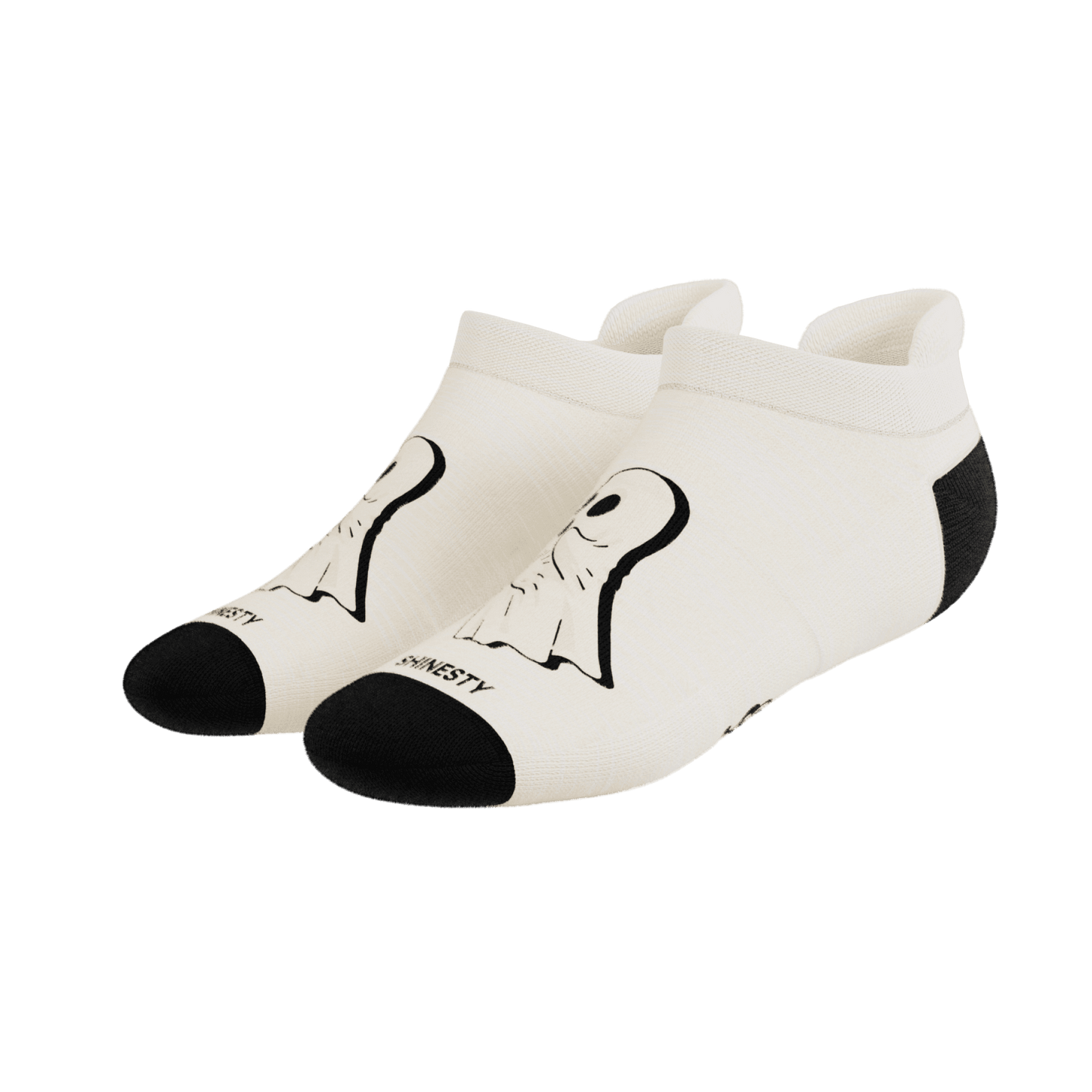 The Possessed Chest | Ghost Heel Hammock™ Ankle Socks