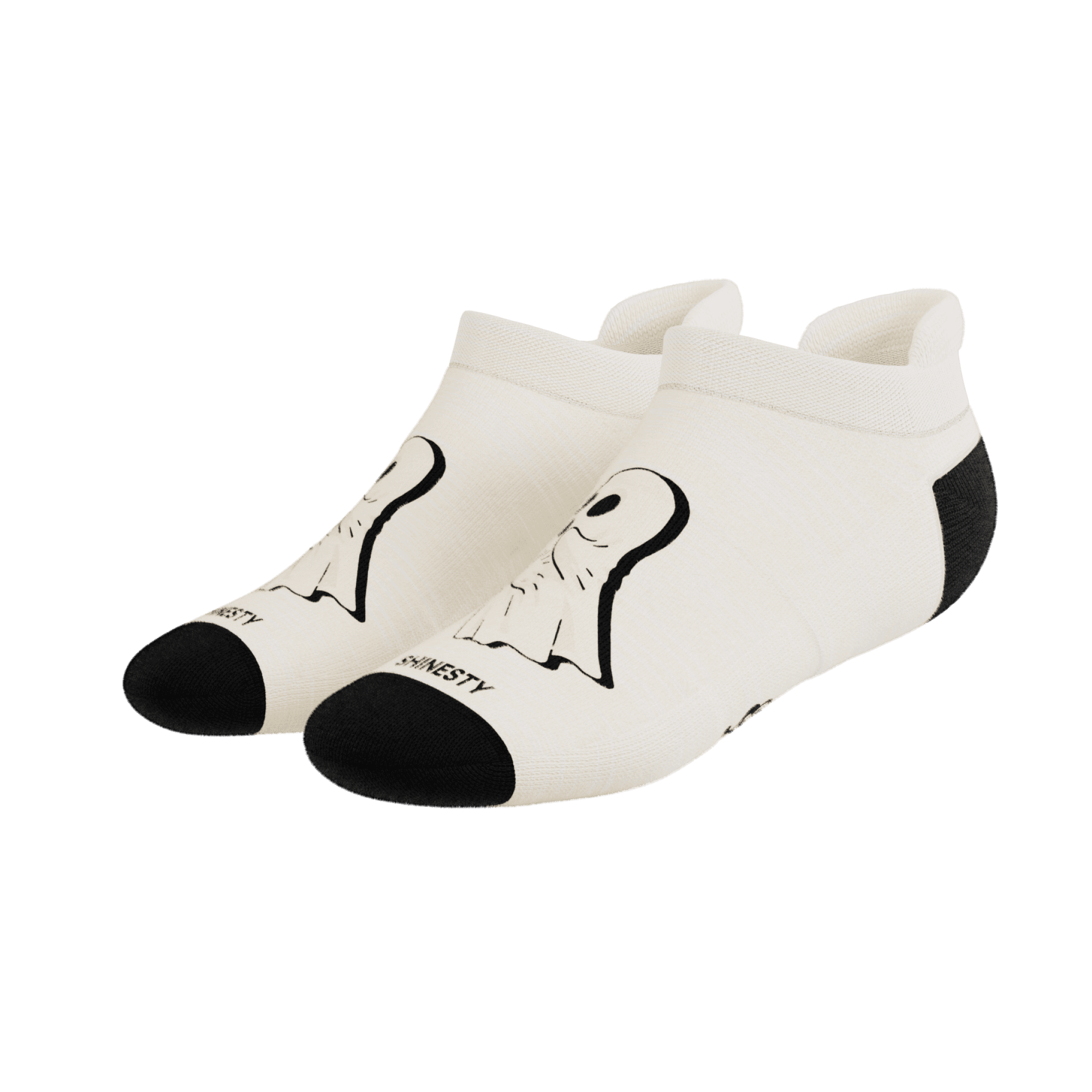 The Possessed Chest | Ghost Heel Hammock™ Ankle Socks
