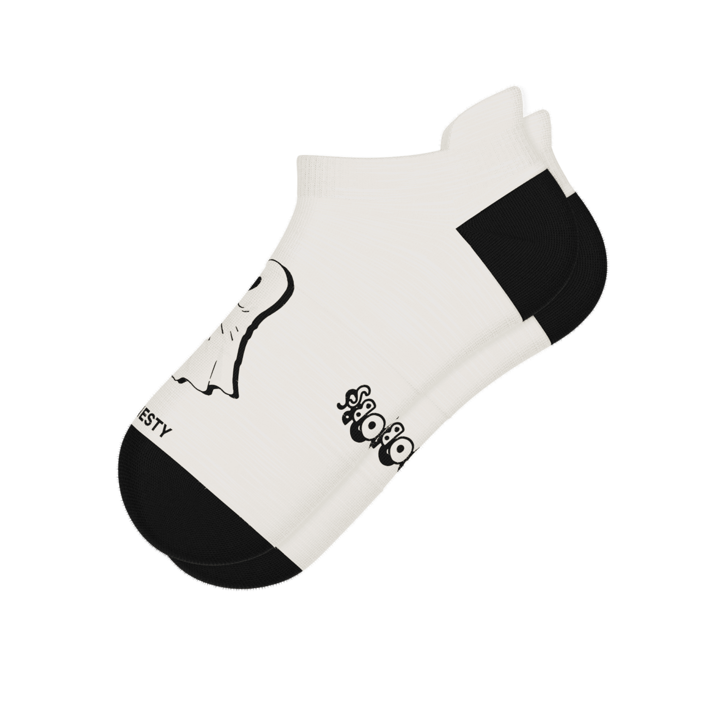 The Possessed Chest | Ghost Heel Hammock™ Ankle Socks