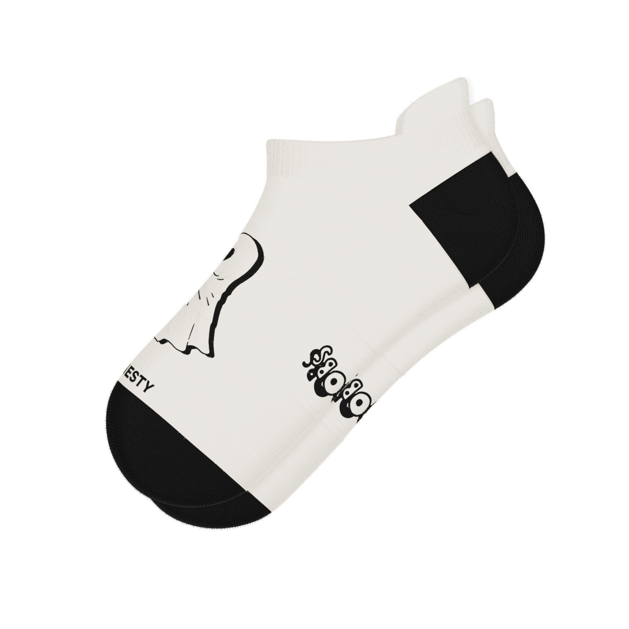 The Possessed Chest | Ghost Heel Hammock™ Ankle Socks